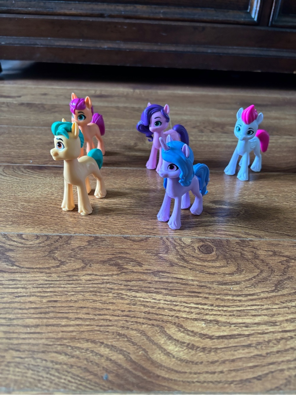 My Little Pony Mini Pony Figures - Blue, Purple, Teal, Cream, Pink